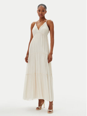 Haveone Haveone Vestito estivo AFF-N011 Écru Loose Fit