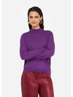 Liu Jo Liu Jo Sweter CF5041MA82OX0717 Fioletowy Regular Fit