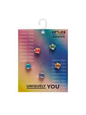 Crocs Crocs Accesorii pentru pantofi Jibbitz Triangle Gem 5 Pack Colorat