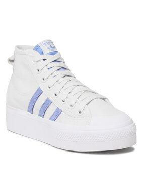 adidas adidas Pantofi Nizza Platform Mid Shoes FZ6189 Alb