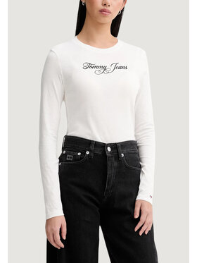 Tommy Jeans Tommy Jeans T-shirt DW0DW21844 Bianco Casual Fit