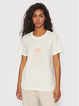 Maloja Maloja T-Shirt PeniaM 33409-1-8585 Bílá Regular Fit