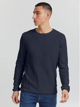 Solid Solid Svetr 21104152 Tmavomodrá Regular Fit