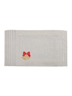 Roseberry Home Roseberry Home Podkładka na stół Jingle Bells Mirha Beżowy