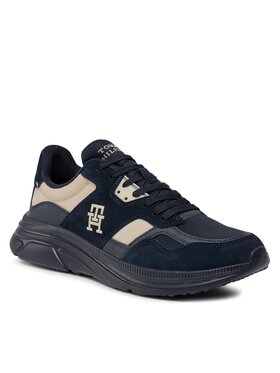 Tommy Hilfiger Tommy Hilfiger Αθλητικά Modern Runner Lth Mix FM0FM04878 Σκούρο μπλε