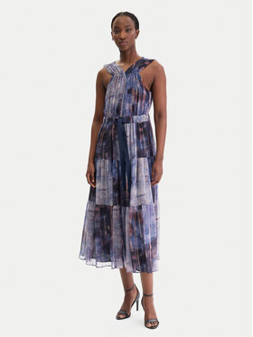 DKNY DKNY Sukienka koktajlowa P5KBGD66 Granatowy Regular Fit