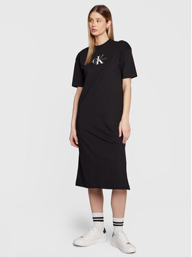 Calvin Klein Jeans Calvin Klein Jeans Vsakodnevna obleka J20J220511 Črna Relaxed Fit