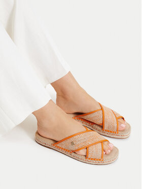 Tommy Hilfiger Tommy Hilfiger Espadrillid Monogram Espadrille FW0FW09139 Oranž
