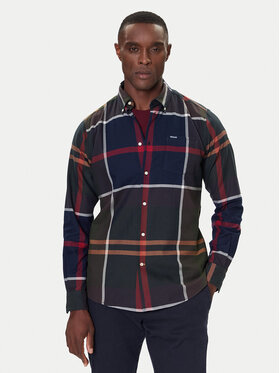 Barbour Barbour Košile Dunoon MSH4980TN51 Tmavomodrá Regular Fit