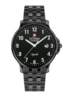 Le Temps Le Temps Zegarek LT1067.27BB01 Czarny