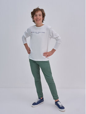 BIG STAR BIG STAR Chinosy neil_303 Zielony Chino Fit