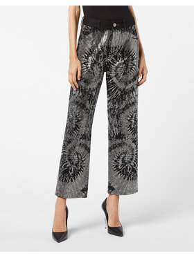 PHILIPP PLEIN PHILIPP PLEIN Jeansy 5071 Czarny Wide Leg