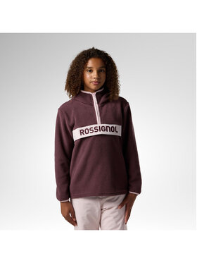 Rossignol Rossignol Polar Jr Alltrack Anorak Fleece Fioletowy Regular Fit