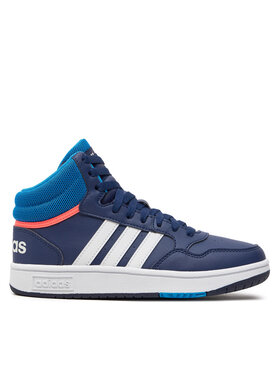 adidas adidas Sneakersy Hoops Mid 3.0 K GW0400 Tmavomodrá