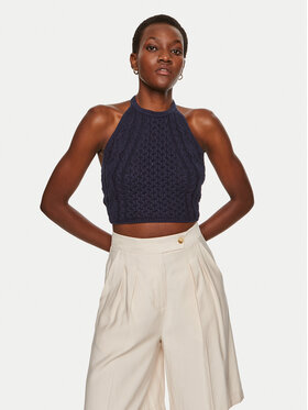 STAUD STAUD Blúz Lori R24P3136CA Sötétkék Regular Fit