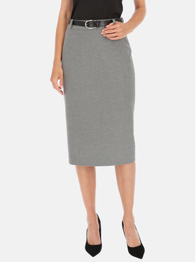 Potis & Verso Potis & Verso Spódnica Naira Szary Slim Fit
