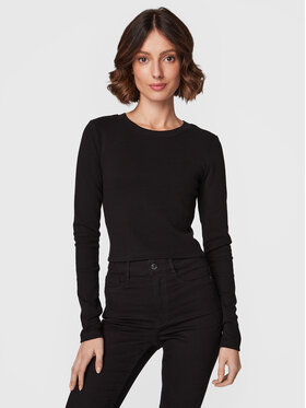 Gina Tricot Gina Tricot Bluse Matilda 17618 Schwarz Slim Fit