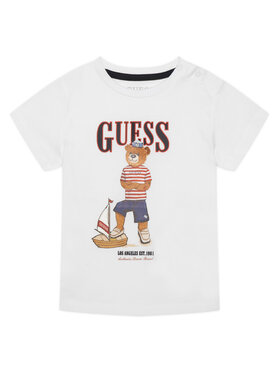 Guess Guess Tricou N6GI04 K8HM4 Alb Regular Fit