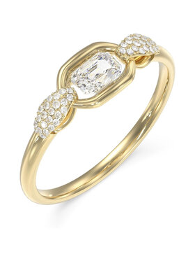 Guess Guess Pierścionek JUBR06392JWYG54 Złoty