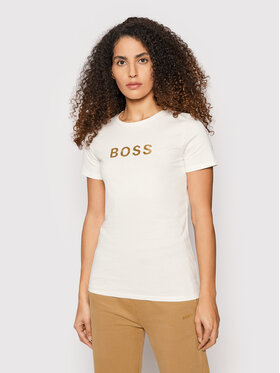 Boss Boss T-Shirt C Elogo Gold 50461947 Béžová Regular Fit