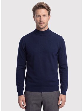 Pako Lorente Pako Lorente Sweter P26WN-2X-009 Granatowy Regular Fit
