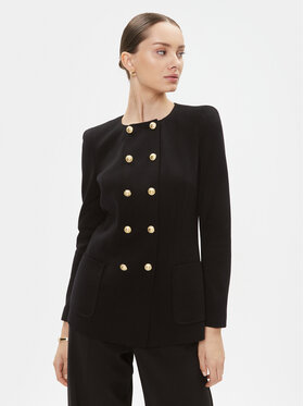 Luisa Spagnoli Luisa Spagnoli Sacou Mimica 540255 Negru Regular Fit
