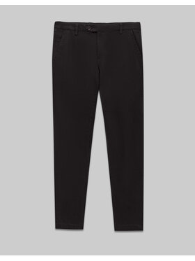 Borgio Borgio Chinosy sagliano Czarny Slim Fit
