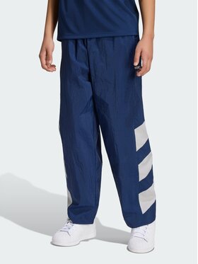 adidas adidas Spodnie materiałowe 168800 Niebieski jasny Oversize