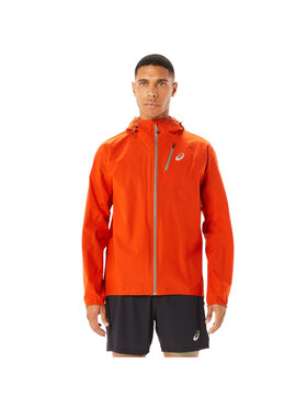 Asics Asics Kurtka outdoor ASICS FujiTrail Waterproof Jacket Czerwony Regular Fit