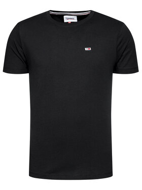 Tommy Jeans Tommy Jeans Marškinėliai Tjm Classic DM0DM09598 Juoda Regular Fit