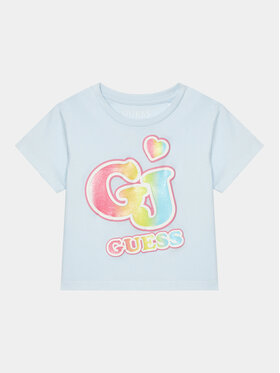 Guess Guess Футболка K4RI28 K8HM0 Блакитний Boxy Fit
