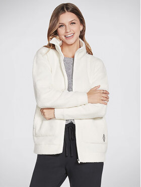 Skechers Skechers Куртка Anorak Downtime Jacket W3JA239 Écru Regular Fit