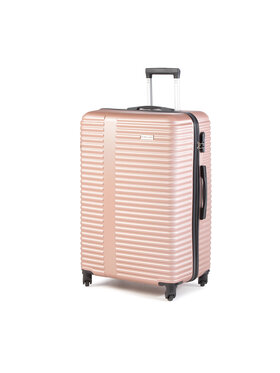 Semi Line Semi Line Nagy kemény borítású bőrönd T5503-0 Rózsaszín