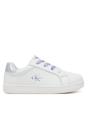 Calvin Klein Jeans Calvin Klein Jeans Laisvalaikio batai Low Cut Lece-UP V1A9-82009-1355X S Balta