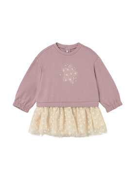 Mayoral Mayoral Úpletové šaty 2912 Růžová Regular Fit