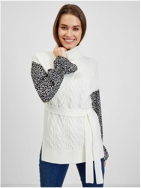 Orsay Orsay Sweter 507494-029000__XS Écru Long Fit