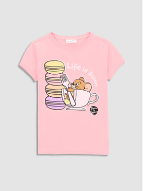Coccodrillo Coccodrillo T-Shirt WC3143203LIG Różowy Regular Fit