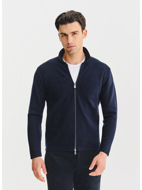 Pako Lorente Pako Lorente Sweter P25WF-2X-013 Granatowy Classic Fit