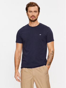 Gant Gant Tricou Slim Shield Ss 2003185 Bleumarin Slim Fit