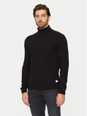 Jack&Jones Jack&Jones Rollkragenpullover Pannel 12258472 Schwarz Regular Fit
