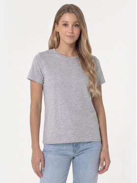 BASICLO BASICLO T-Shirt BSL-004-20 Szary Regular Fit