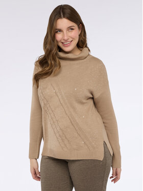 Fiorella Rubino Fiorella Rubino Maglione M035L008297N012 Crema Regular Fit