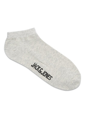 Jack&Jones Set 5 Parov Moških Nizkih Nogavic Dongo 12120278 Siva