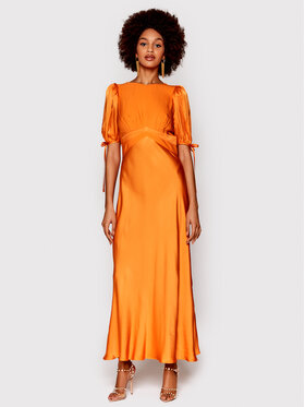 Ted Baker Ted Baker Φόρεμα κοκτέιλ Lysette 256623 Πορτοκαλί Regular Fit