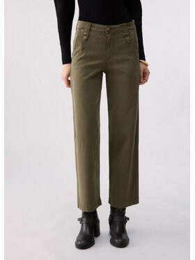 Liu Jo Liu Jo Pantaloni di tessuto WF6125T709A90510 Verde Regular Fit