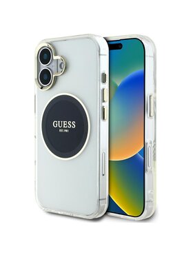 Guess Guess Etui na telefon Apple iPhone 16 Czarny