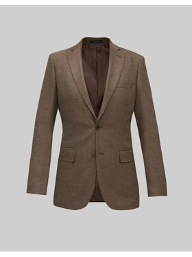 Borgio Borgio Marynarka brolo Brązowy Slim Fit