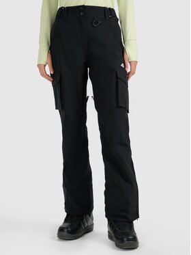 4F 4F Pantaloni da snowboard 4FWAW25TFTRF1220-20S Nero Regular Fit