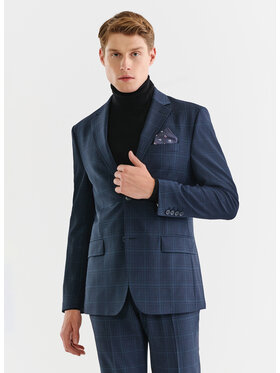 Pako Lorente Pako Lorente Marynarka P23SP-3G-009 Granatowy Slim Fit