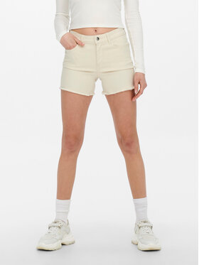 ONLY ONLY Farmer rövidnadrág 15196303 Ekru Regular Fit
